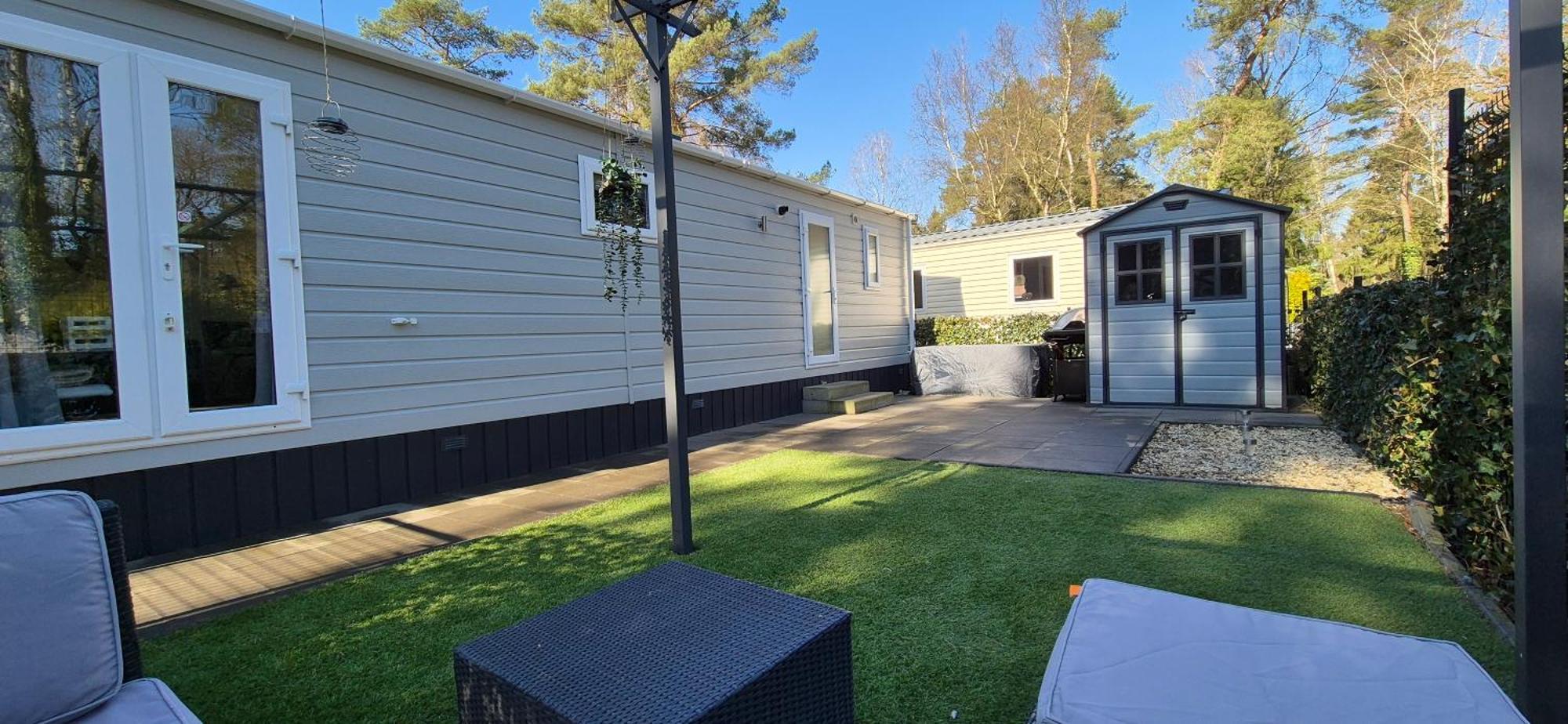הונדרלו Het Veluwse Boshuisje Knus Chalet Met Omheinde Tuin Op De Veluwe מראה חיצוני תמונה